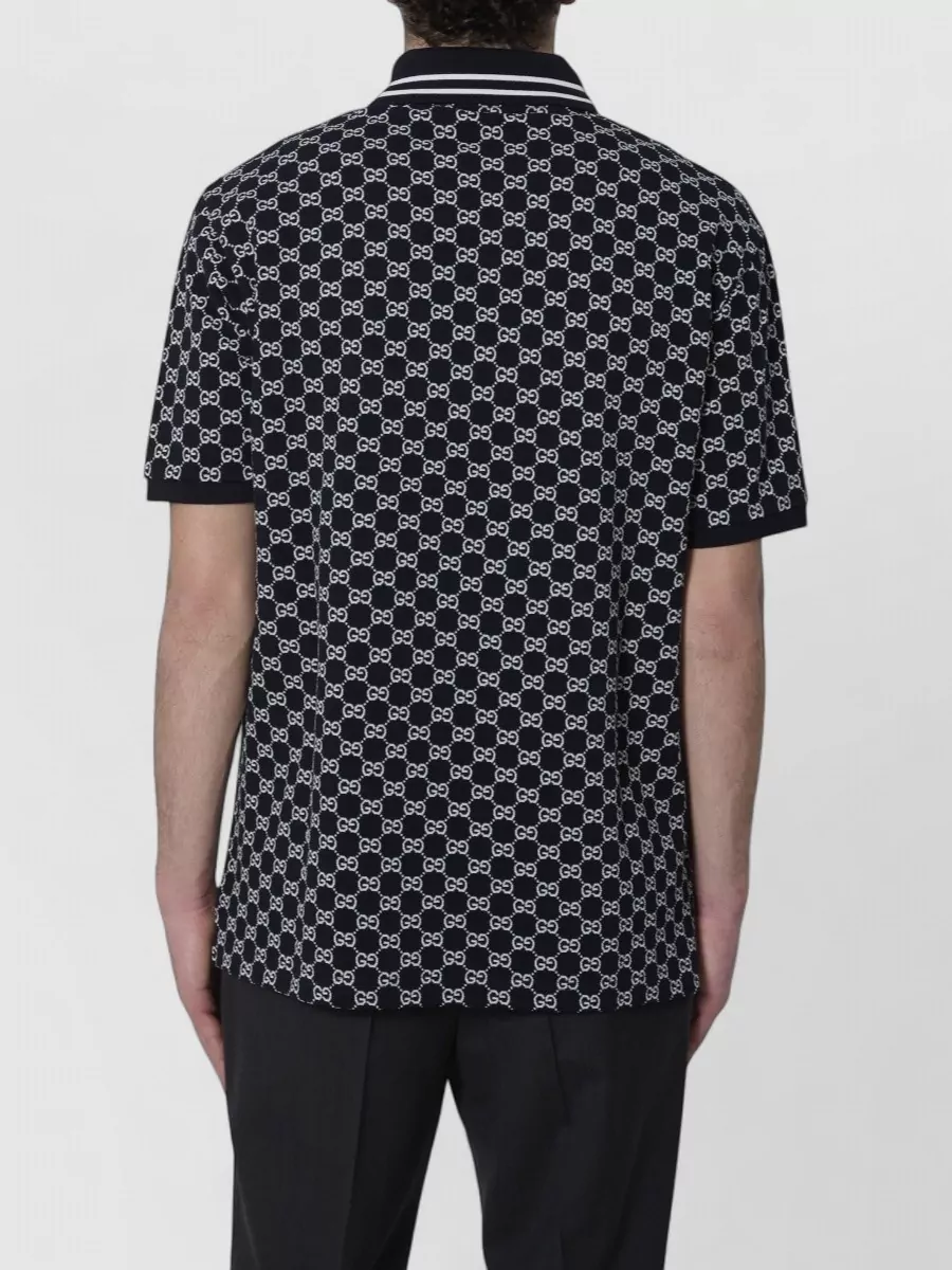 Gucci Jacquard Piqué Polo Shirt