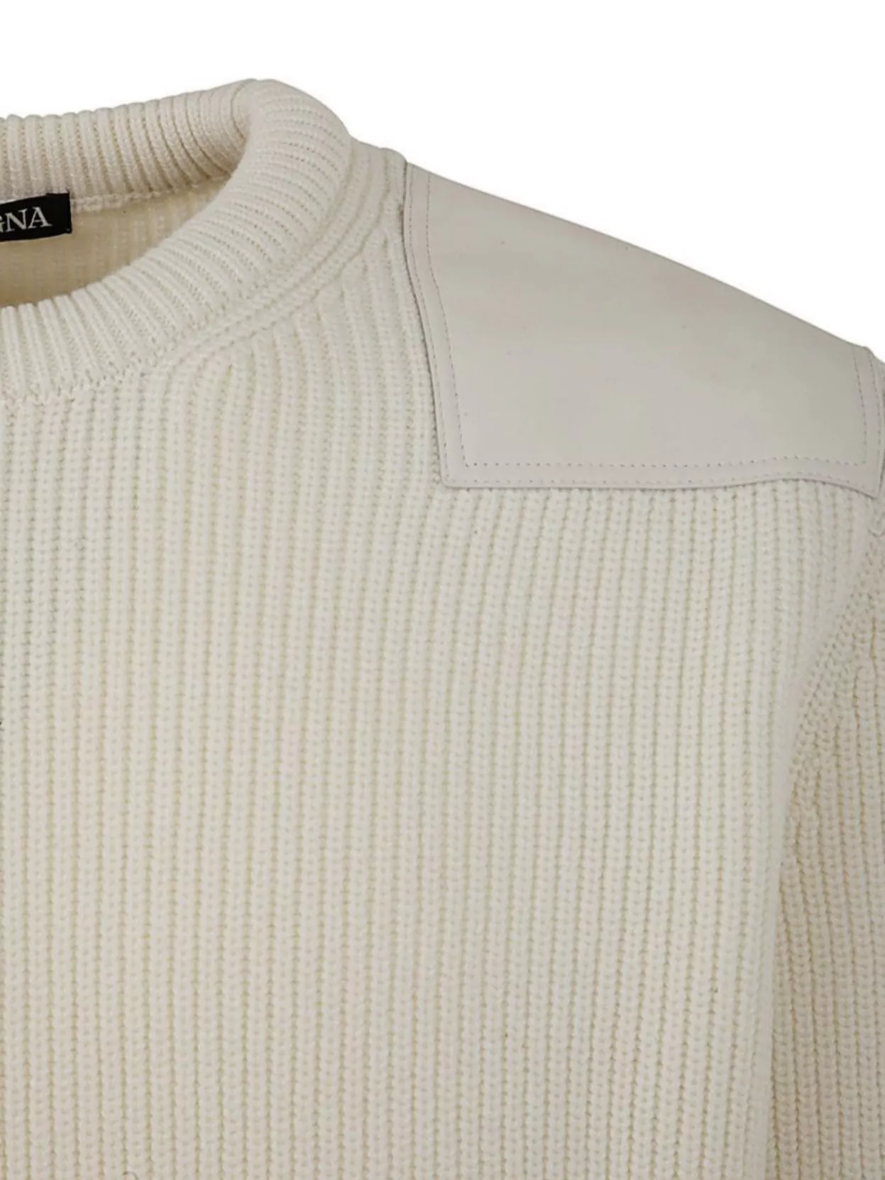 Zegna Crew Neck In Wool And Cashmere