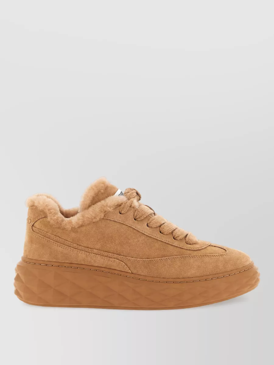 Jimmy Choo Leather Low-Top Sneakers