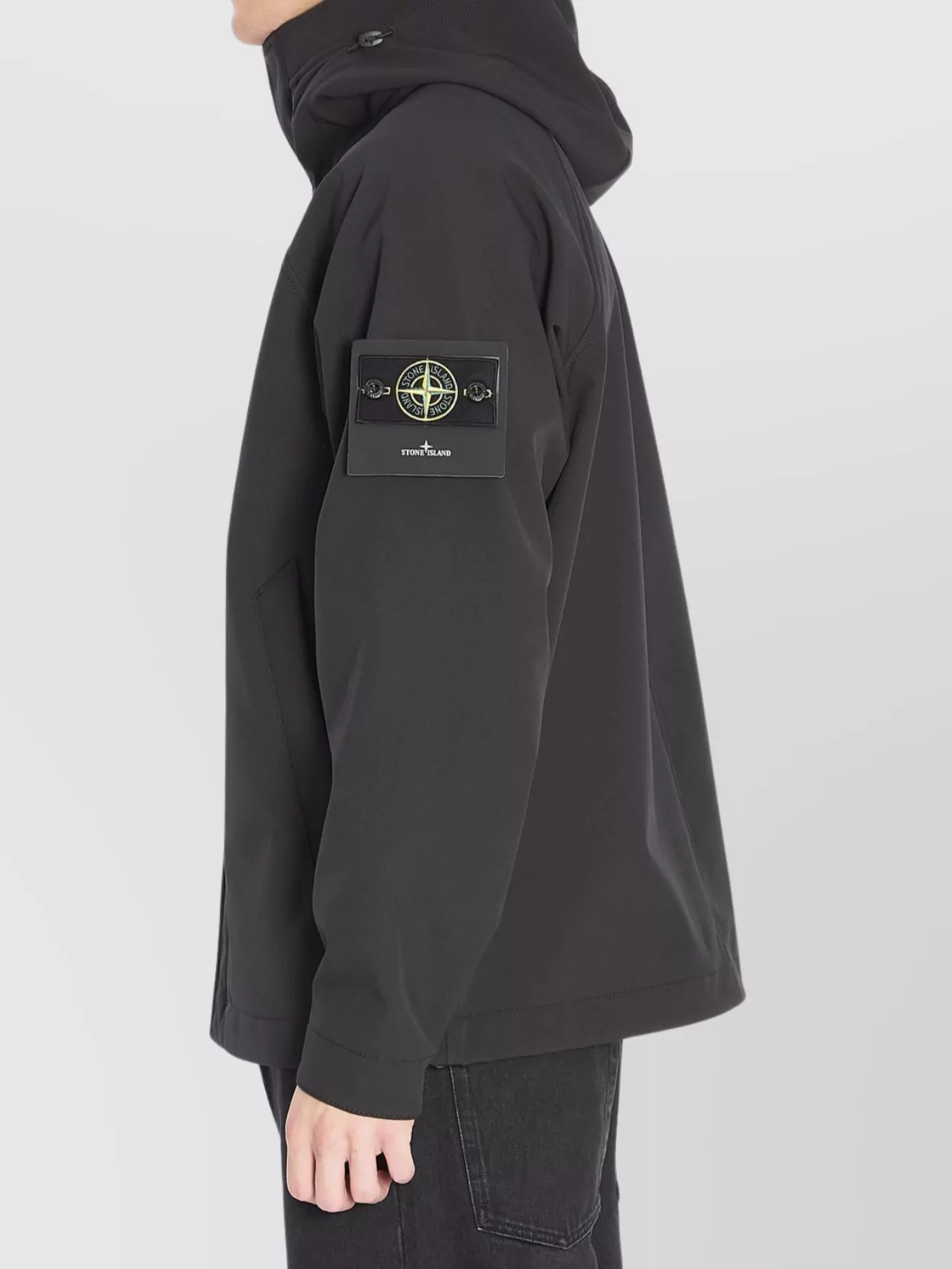 Stone Island Parka With Drawstring Hem And Hood
