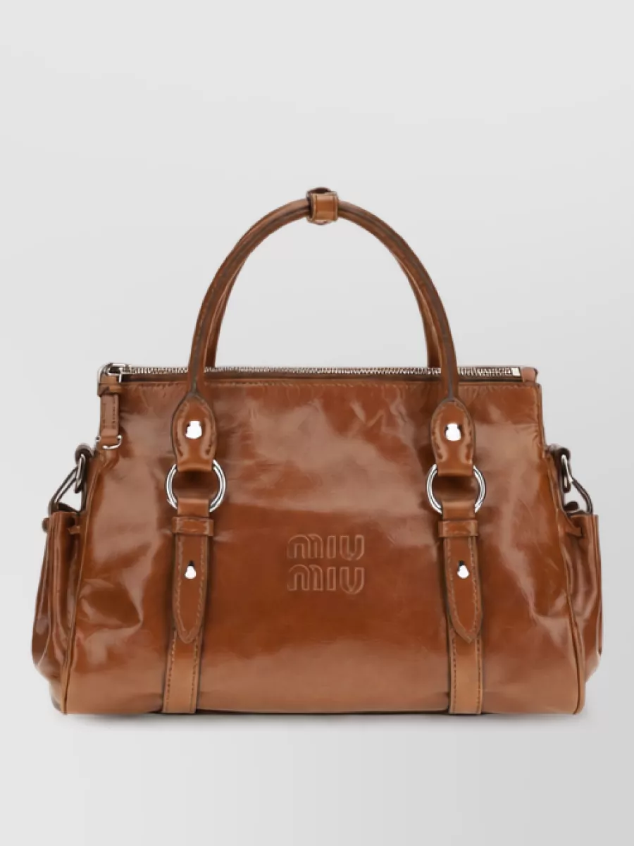 Miu Miu arcadie leather shoulder bag