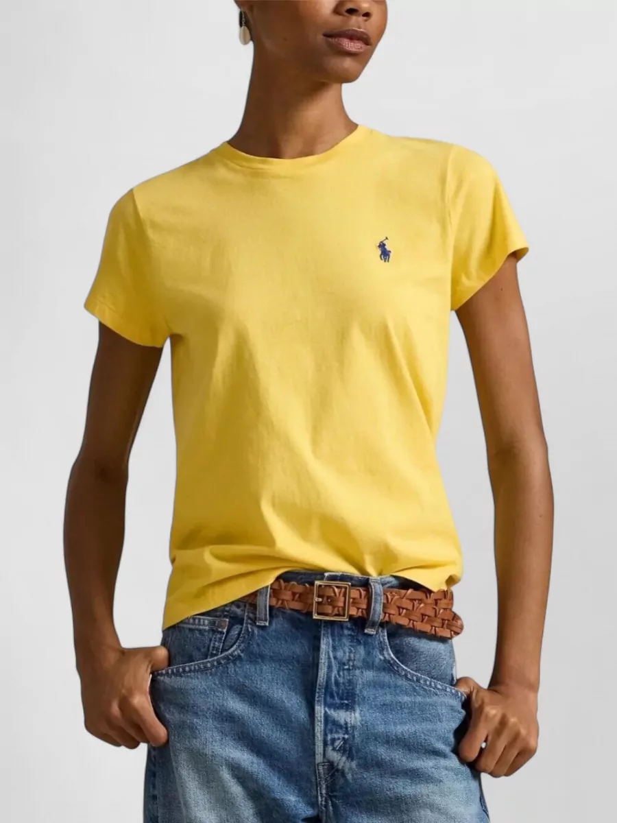 Polo Ralph Lauren Logo Crew Neck T Shirt Short Sleeves