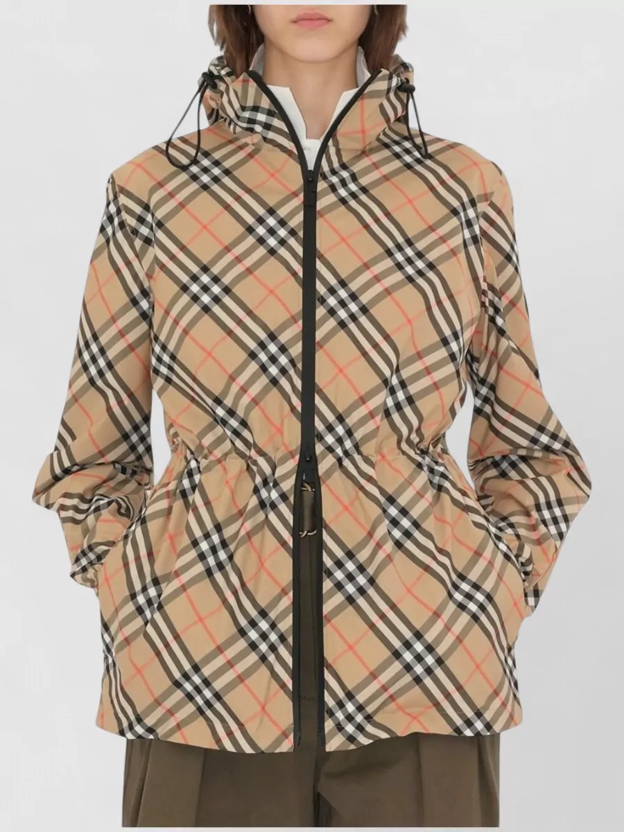 Burberry Printed Parka Coat