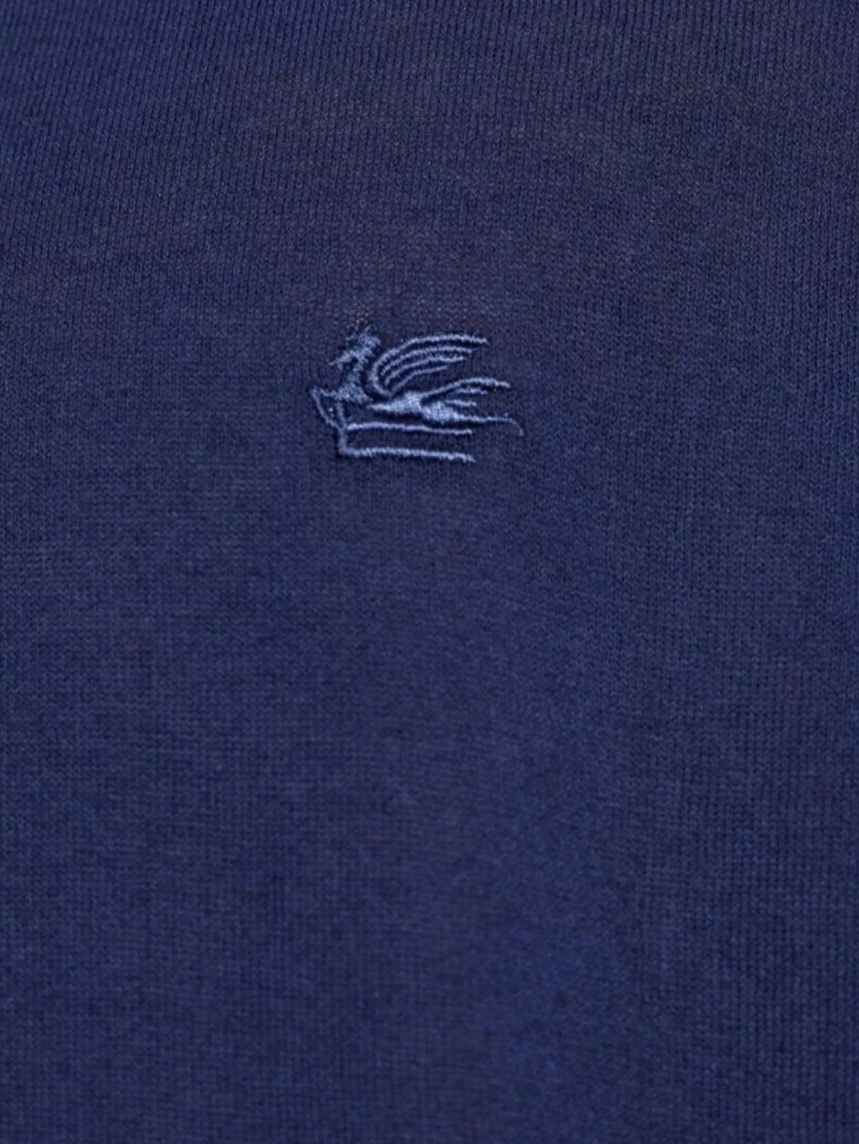 Etro Short Sleeves Polo Collar Ribbed Cuffs