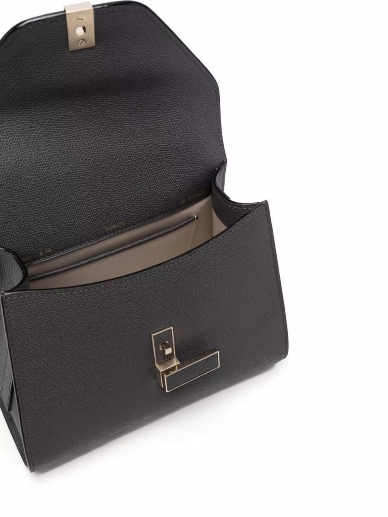 Valextra Mini Iside Textured Top Handle Adjustable