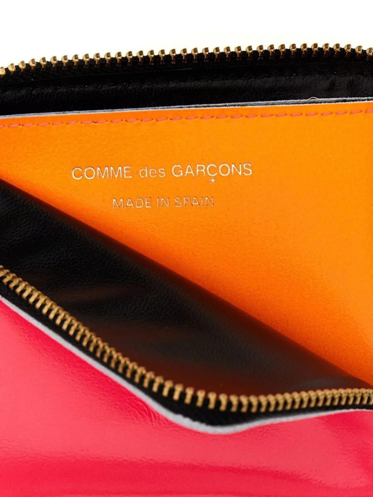 Comme Des Garçons Color Block Smooth Finish Wallet