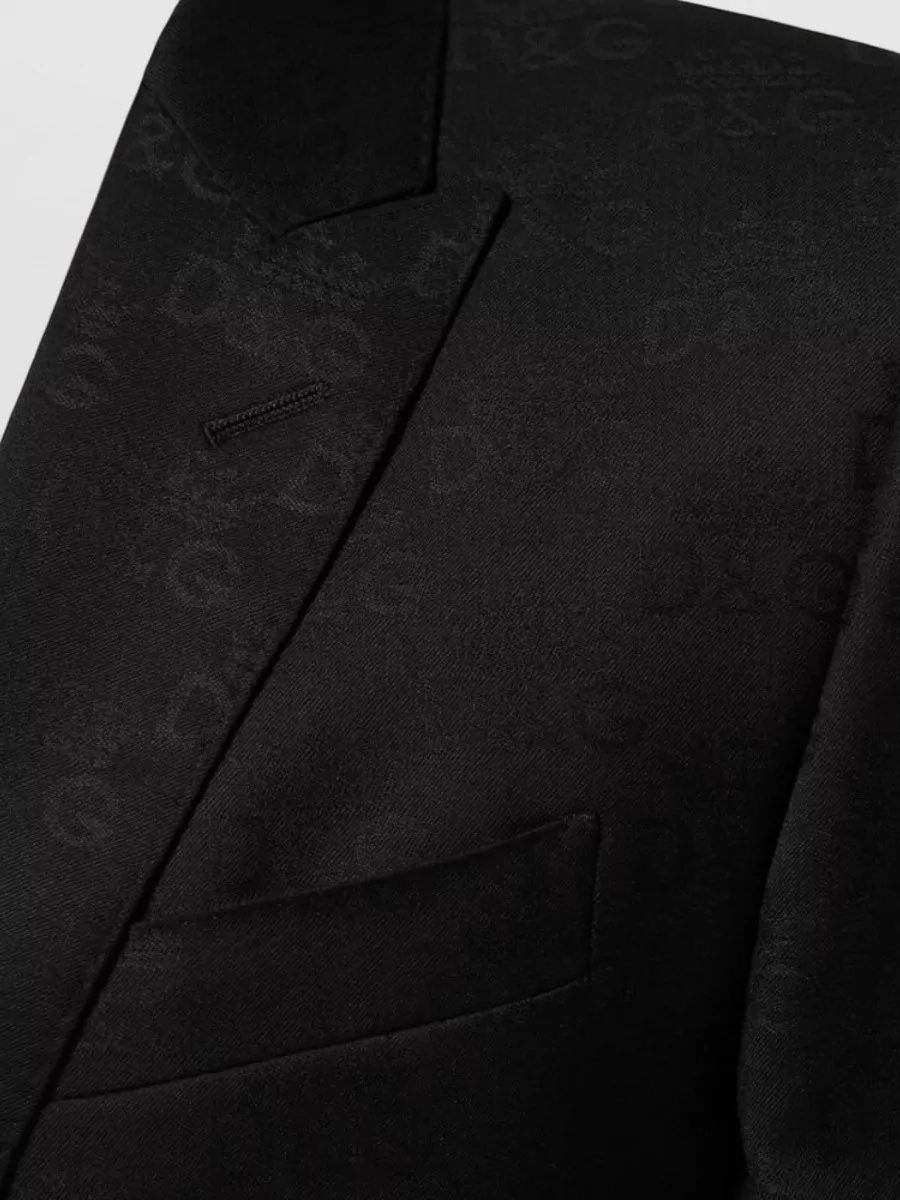 Dolce&Gabbana Virgin Wool Single-Breasted Suit Jacket
