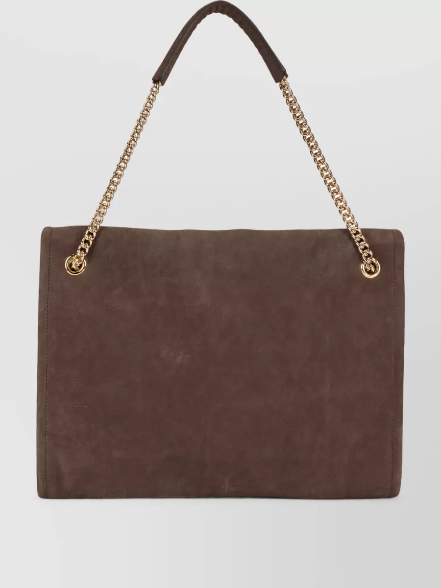Orciani leather shoulder bag