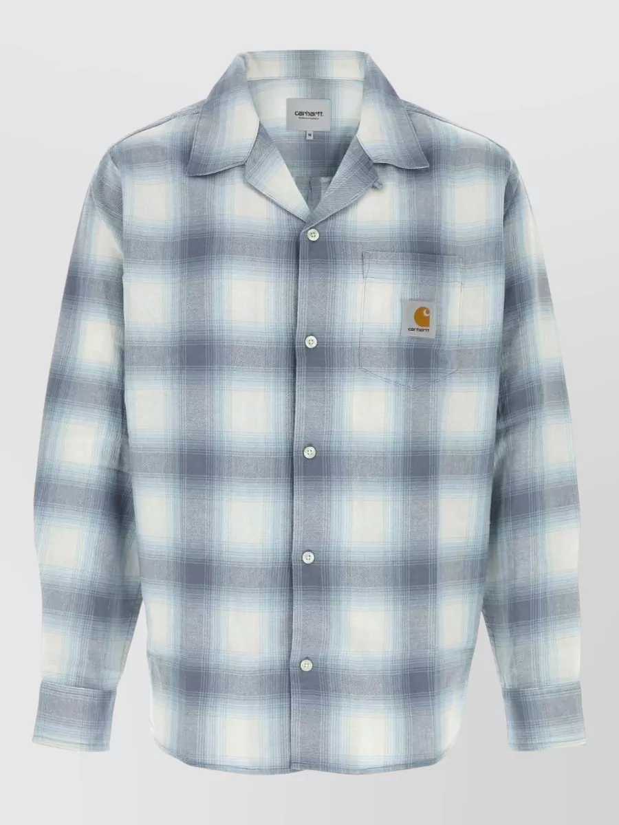 Carhartt Wip checked long-sleeve bowling shirt