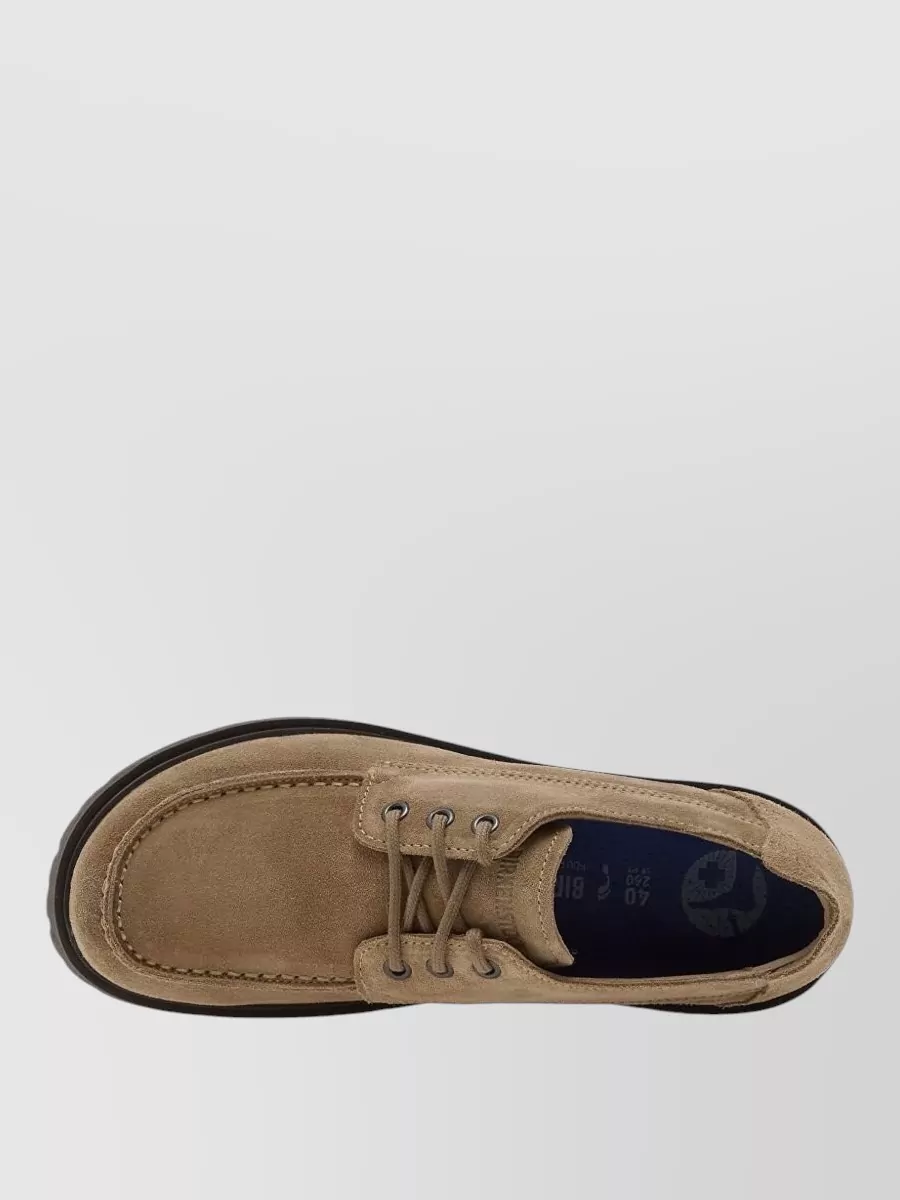 Birkenstock Calf Leather Lace-Up Oxford Shoes