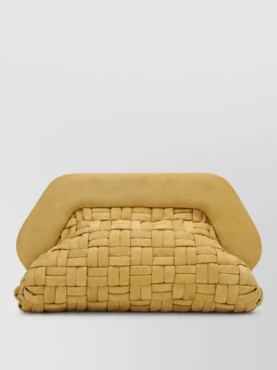 Themoiré bios clutch bag