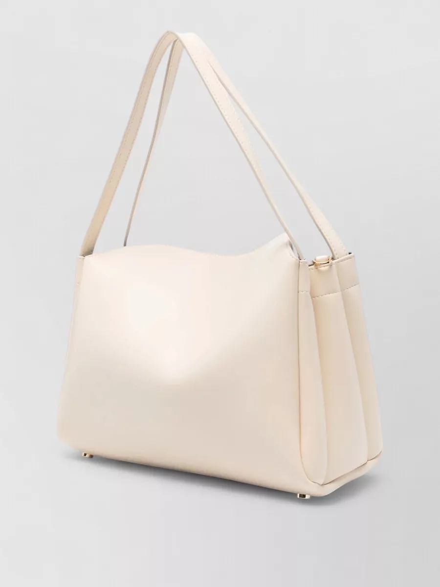 Themoiré Na Leather Shoulder Bag