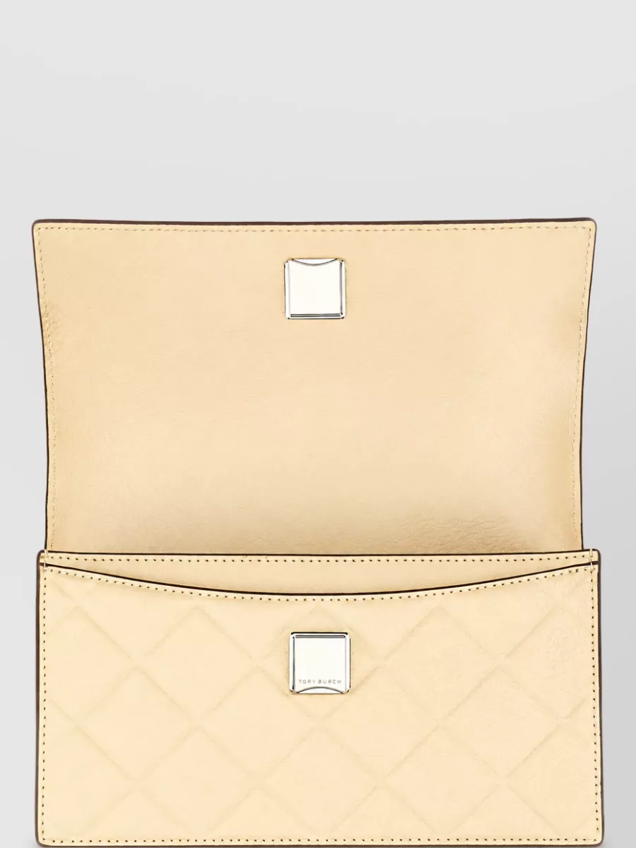 Tory Burch Fleming Small Leather Clutch Bag