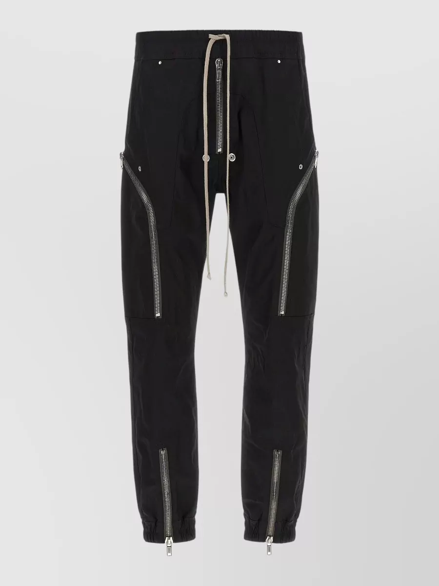 Rick Owens cotton heizer cargo track pants