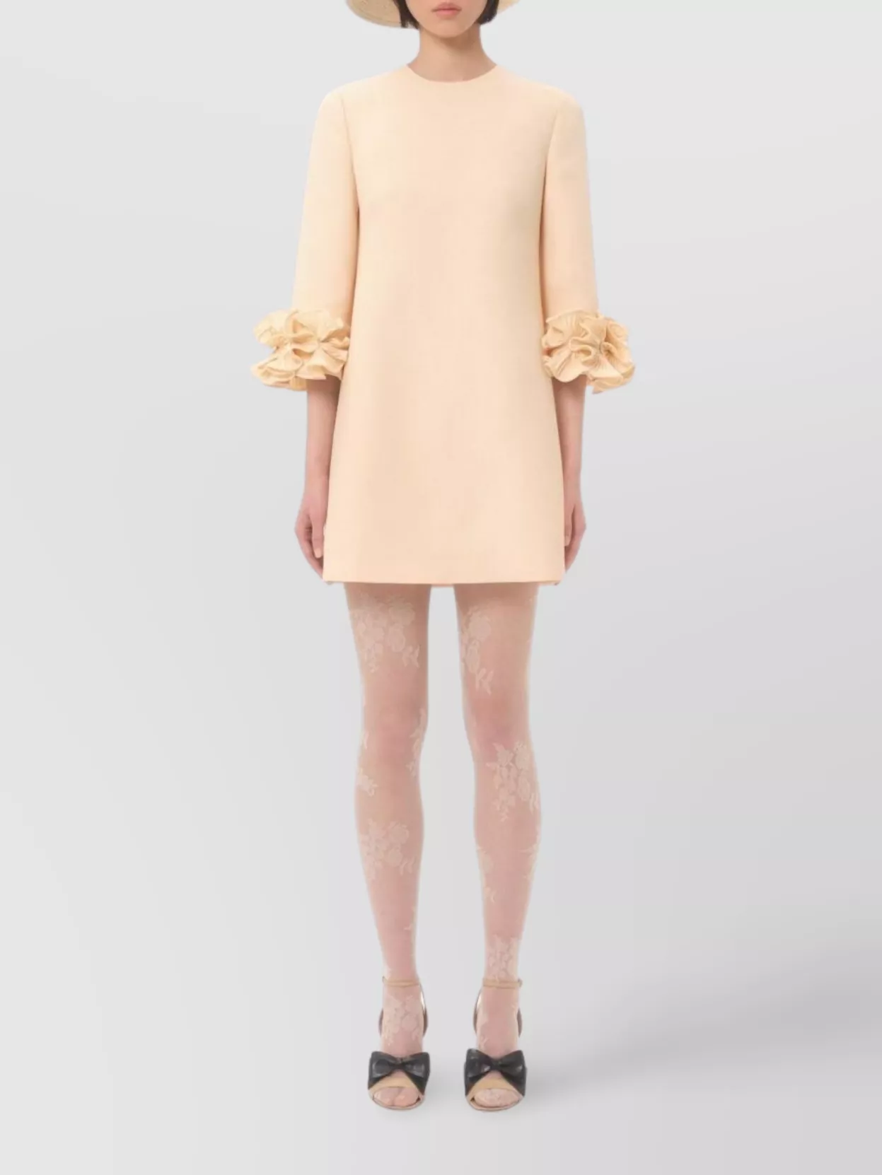 ワンピース VALENTINO WOOL AND SILK SHORT DRESS Valentino Wool and silk short dress | The Fashion Square