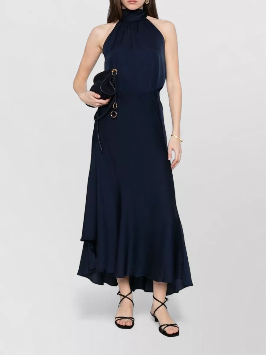 Silk95Five Silk Sleeveless High Neck Top