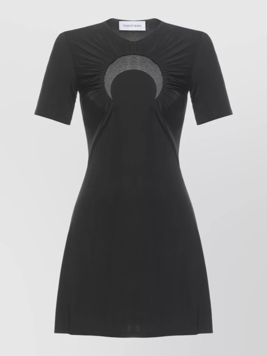 Marine Serre Cutout Mini Dress