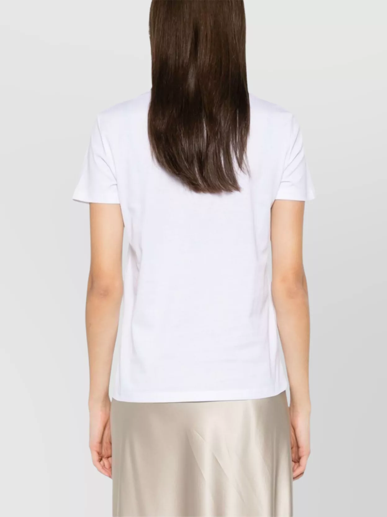 Max Mara Crew Neck Top Chest Pocket