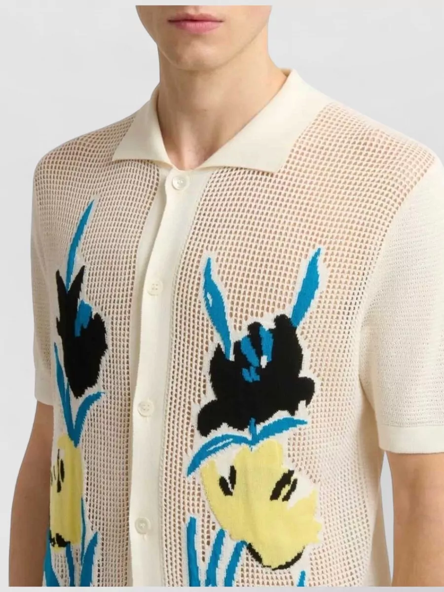 Marni Floral Knit Cotton Cardigan