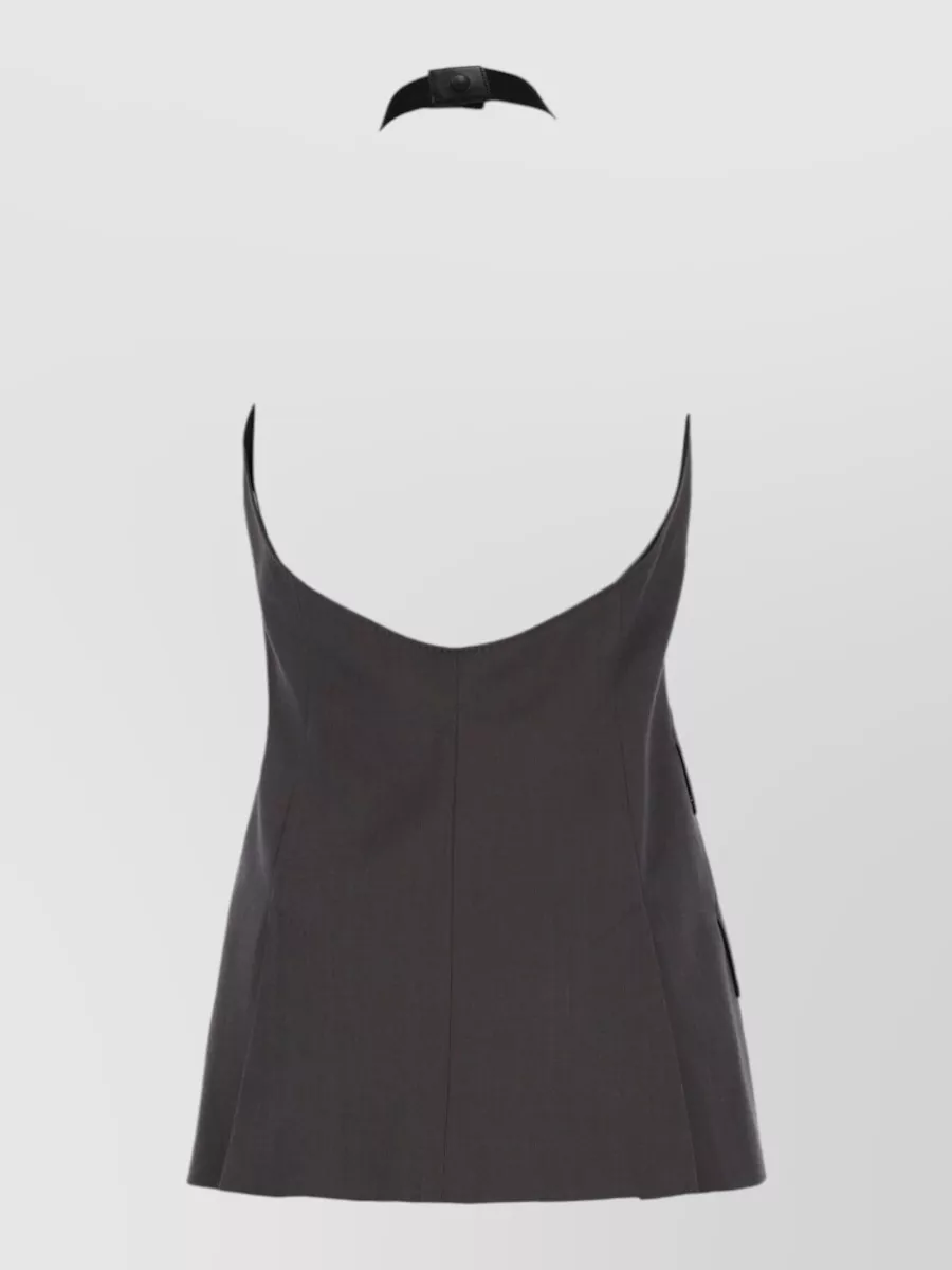 Max Mara Wool Sleeveless Suit Jacket