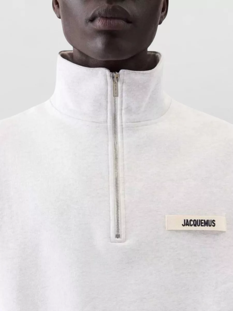 Jacquemus Cotton Half-Zip Sweatshirt