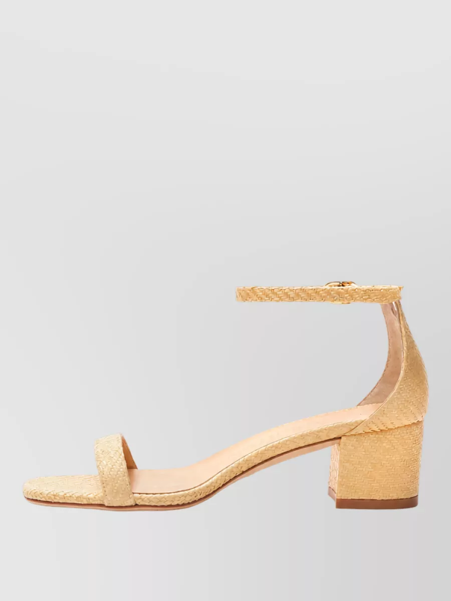 Stuart Weitzman Raffia Sandals