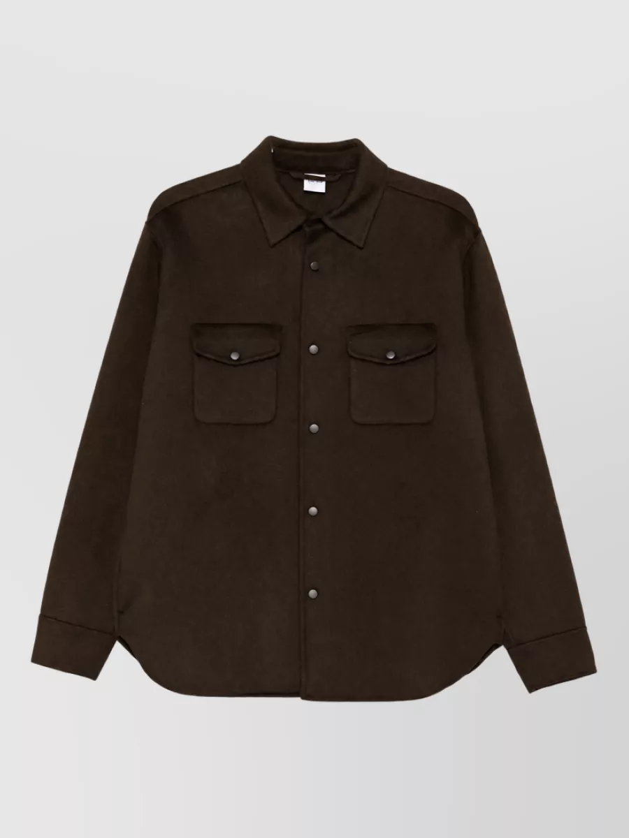 Aspesi wool shirt jacket