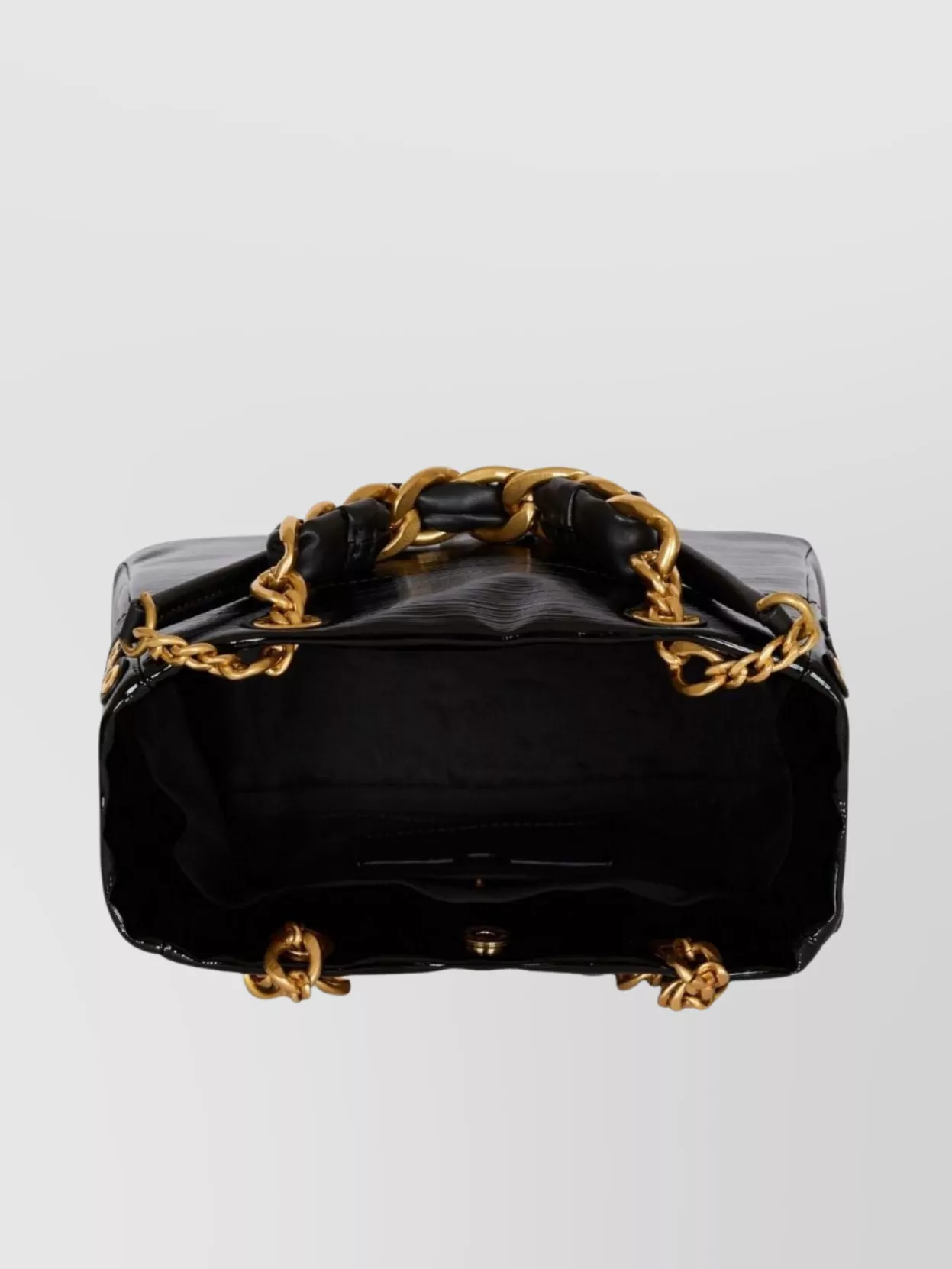 Balmain Chain Link Leather Tote Bag