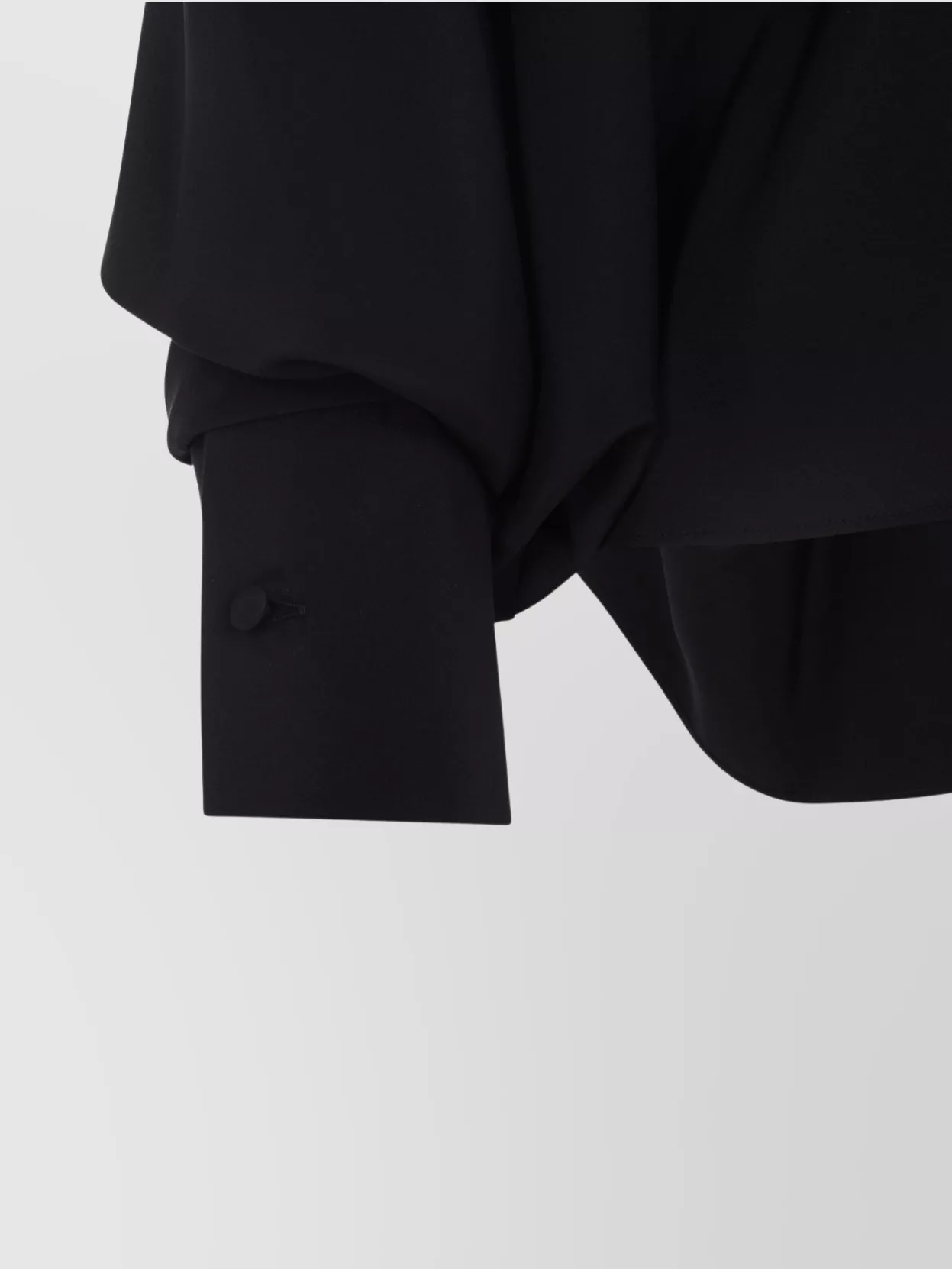 Max Mara Leonida Blouse With Asymmetric Hem And Balloon Sleeves