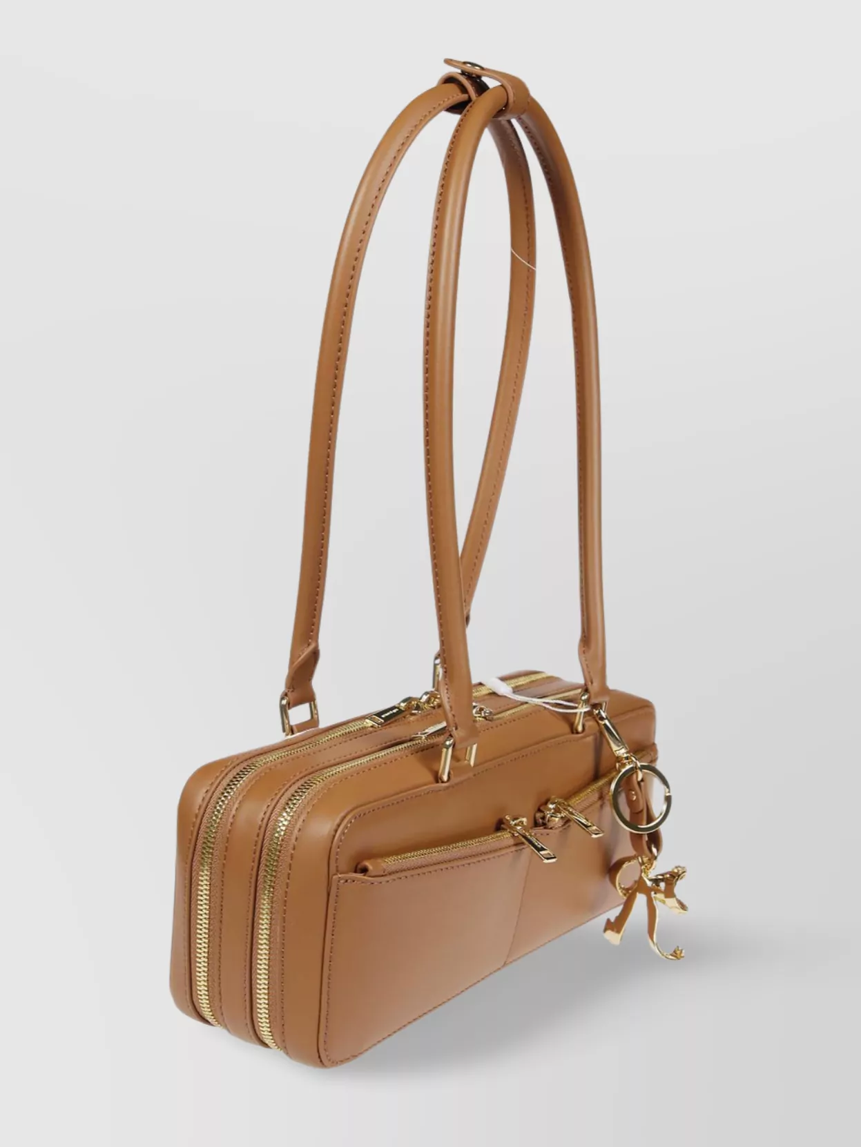 Self-Portrait Baguette Bag With Double Handles And Front Pocket