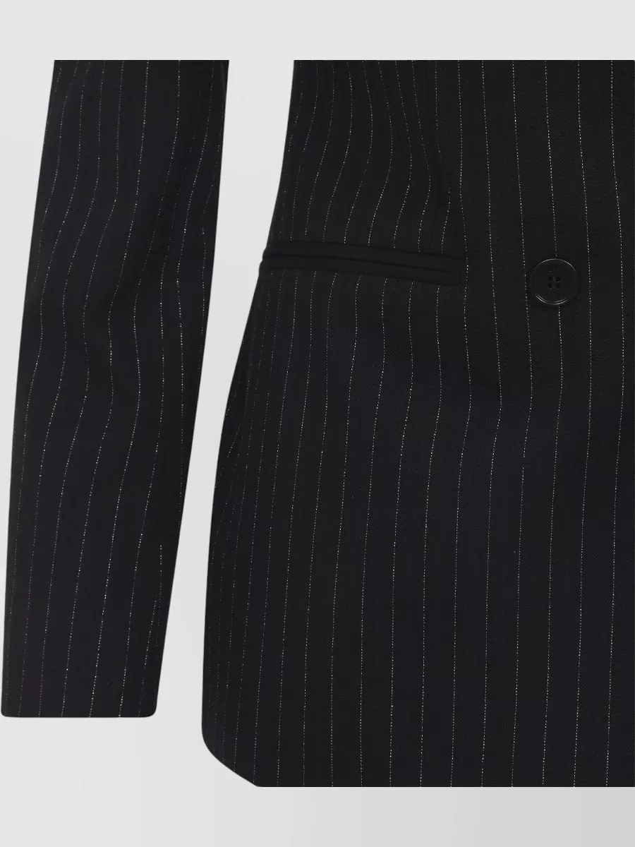 Alexander Mcqueen Wool Pinstriped Double-Breasted Blazer