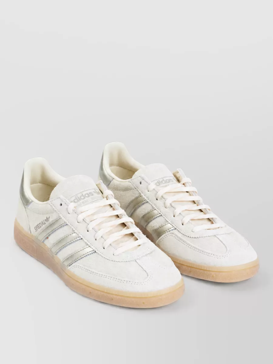 Adidas suede leather low-top lace-up sneakers