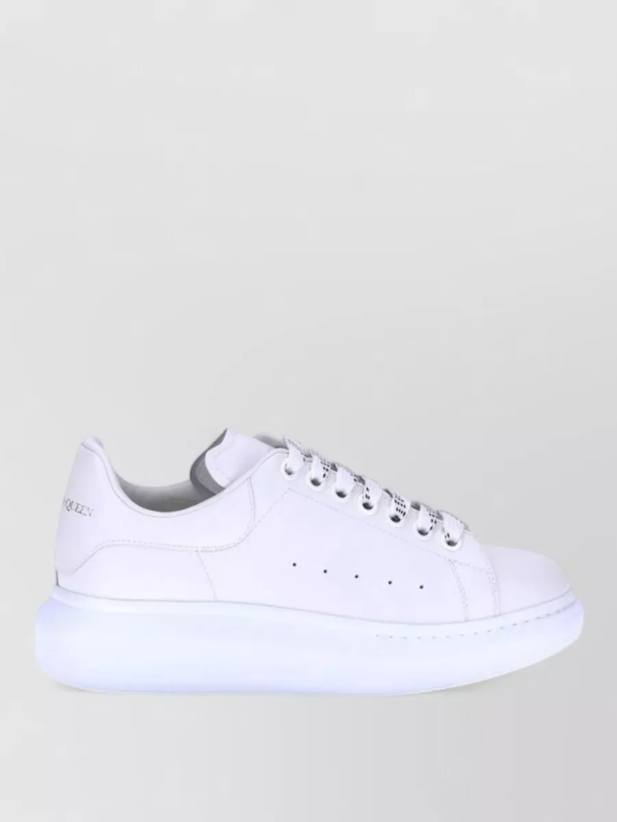 Alexander Mcqueen Leather Low-Top Sneakers