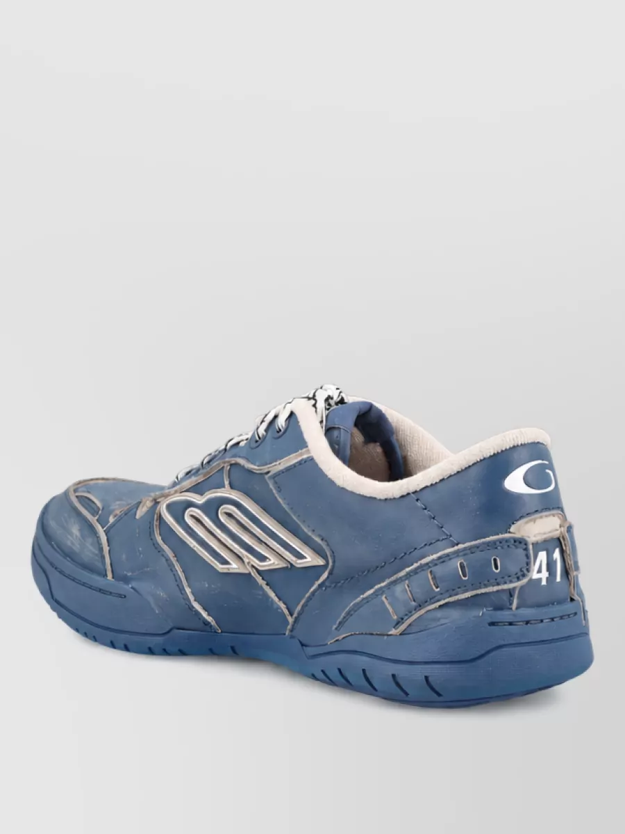 Balenciaga Leather Low-Top Sneakers