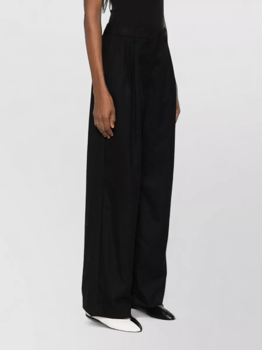Dunst Pleated Wide-Leg Trousers