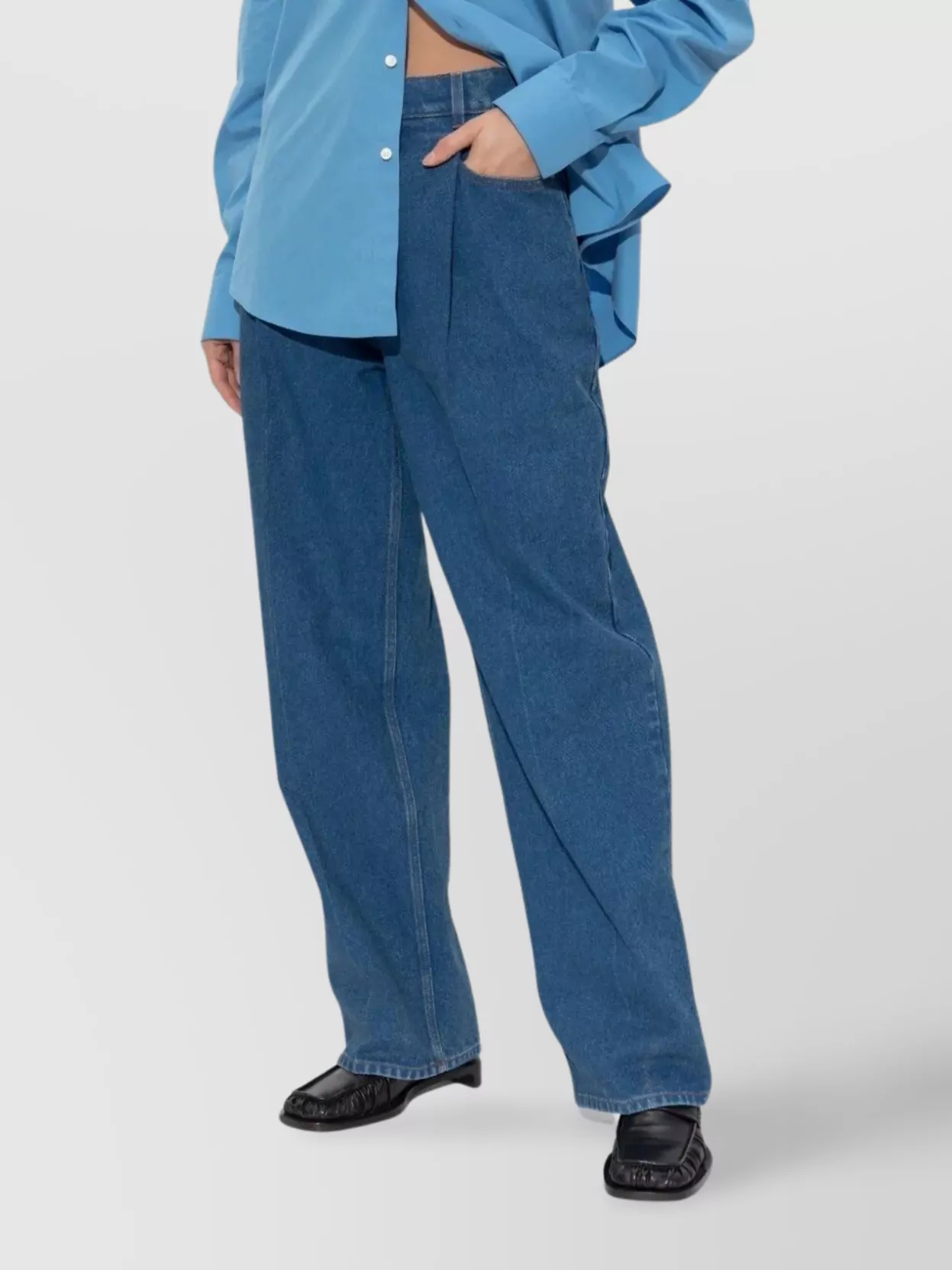 Marni Wide-Leg Trousers With Pockets And Pleats