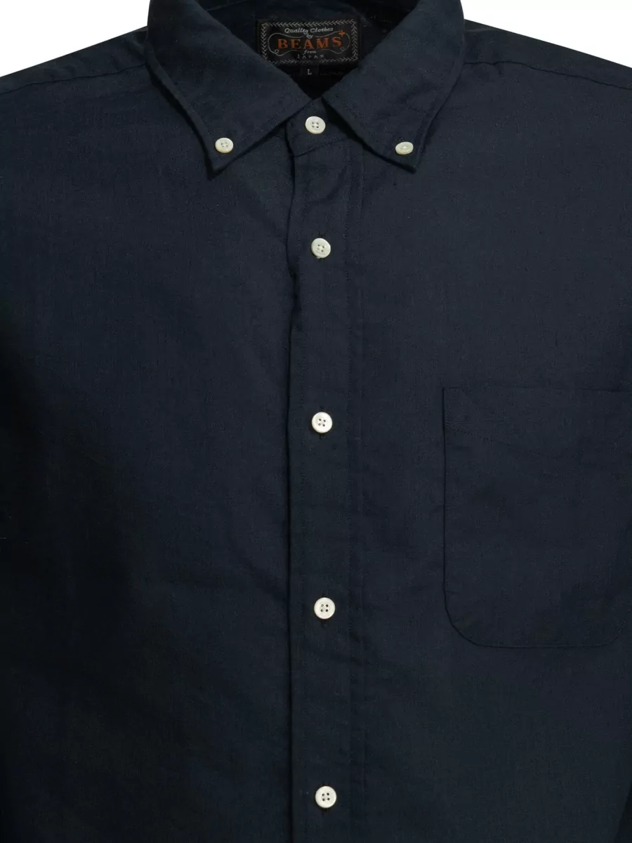 Beams Plus Linen Blend Casual Shirt