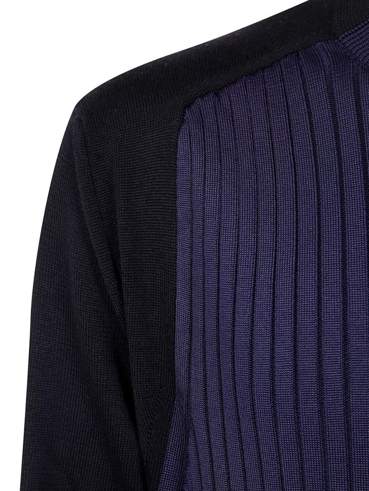 Jil Sander Long Sleeve Crew Neck Ribbed Sweater