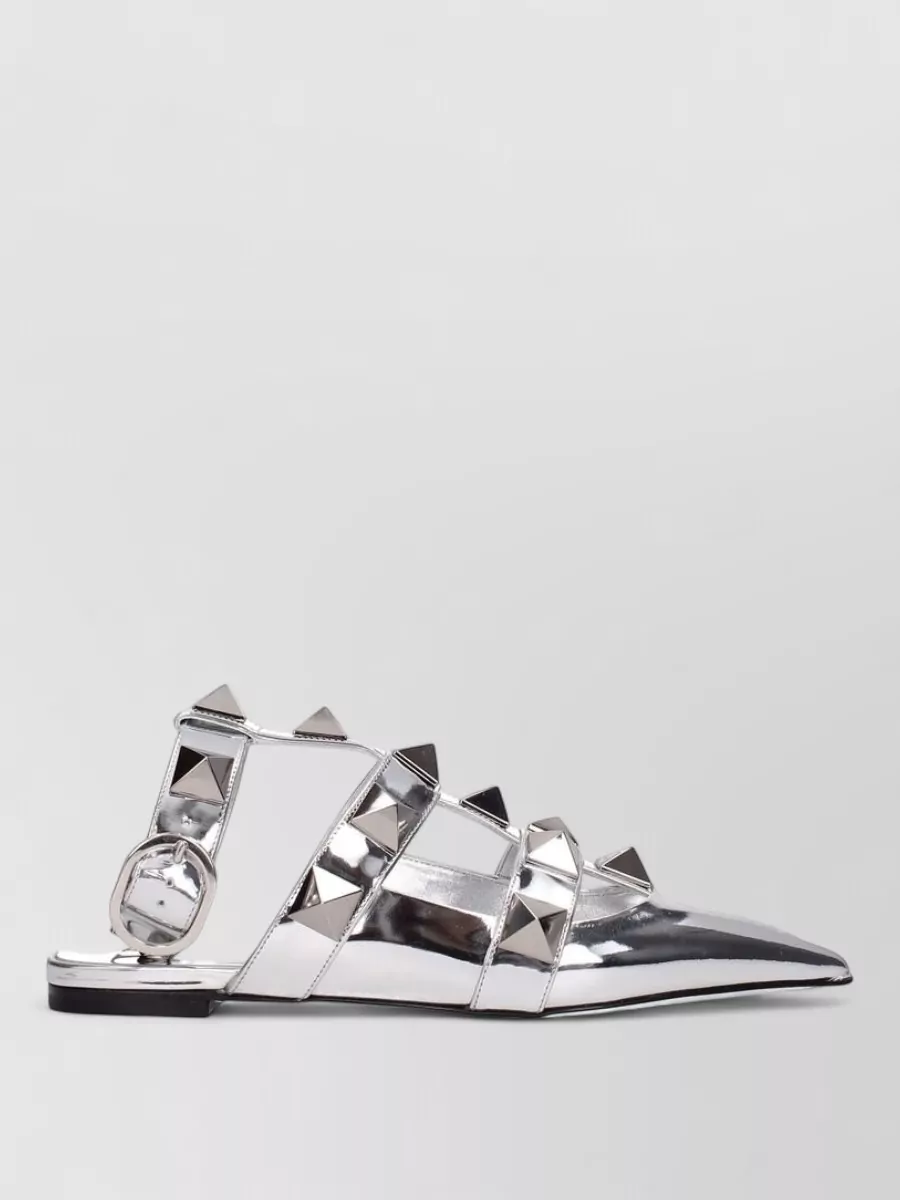 Valentino Garavani Patent Leather Rockstud Sandals