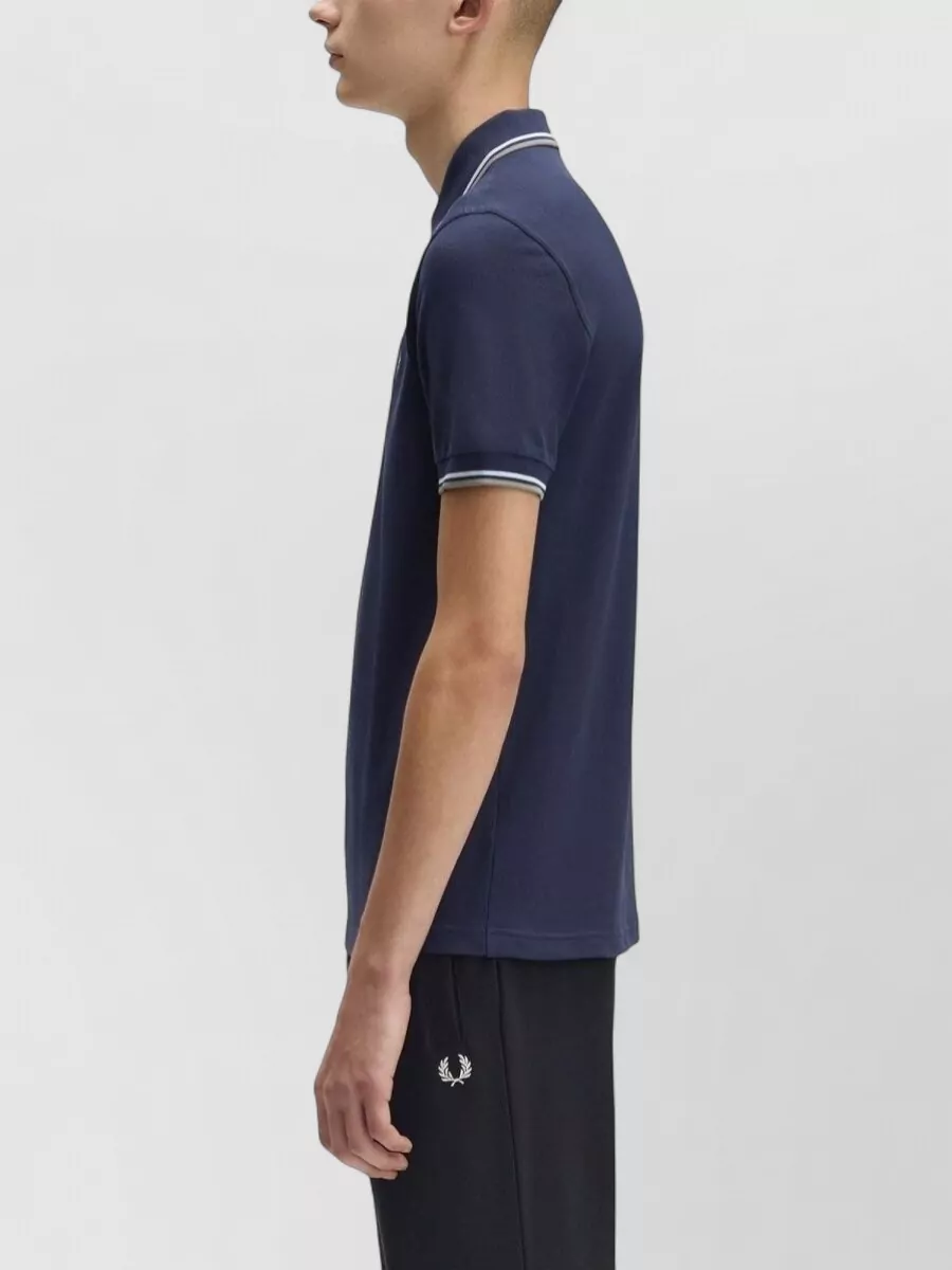Fred Perry Polo Shirt Logo Detail Short Sleeves