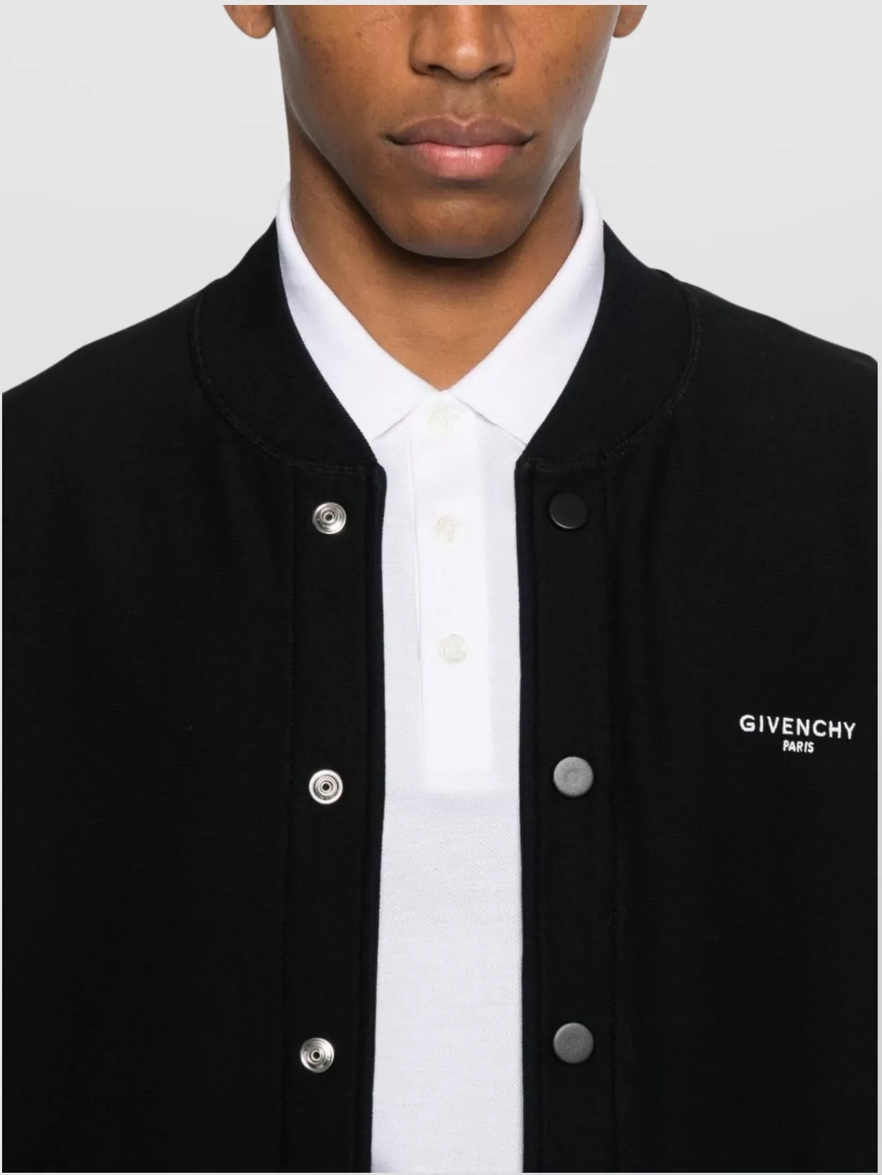 Givenchy Long Sleeve Cotton Cardigan With Front Pockets