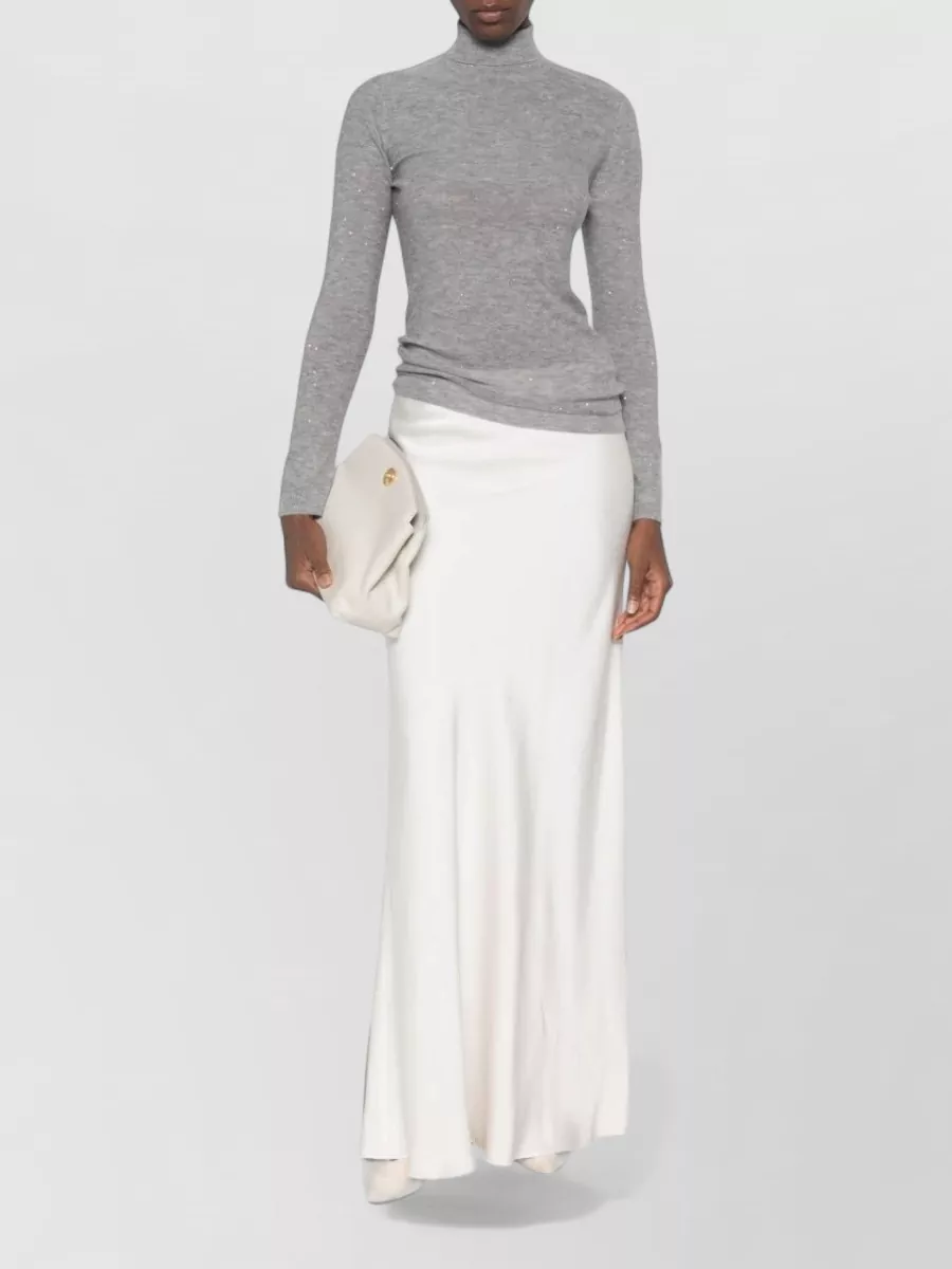 Fabiana Filippi satin maxi skirt