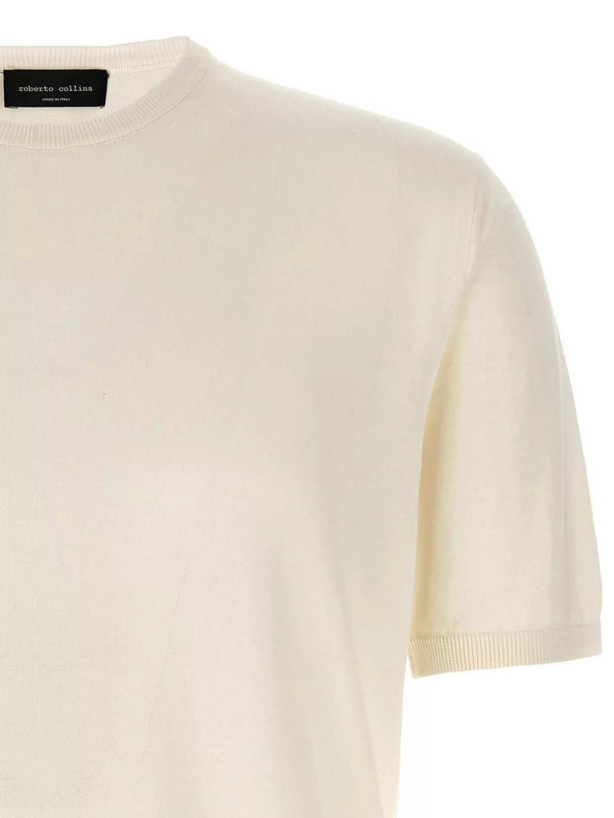 Roberto Collina Crew Neck Knitted T-Shirt
