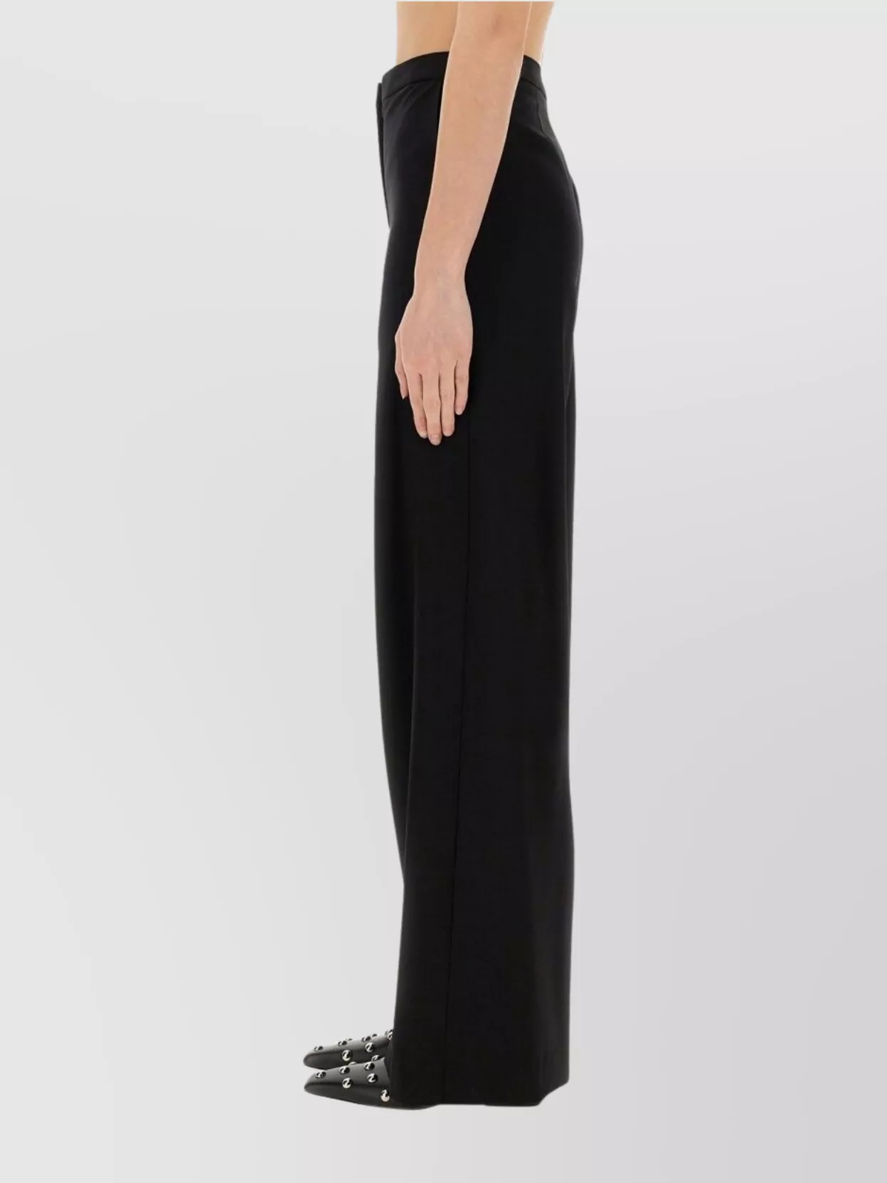 Shop Pt Torino High Waist Wide-leg Trousers