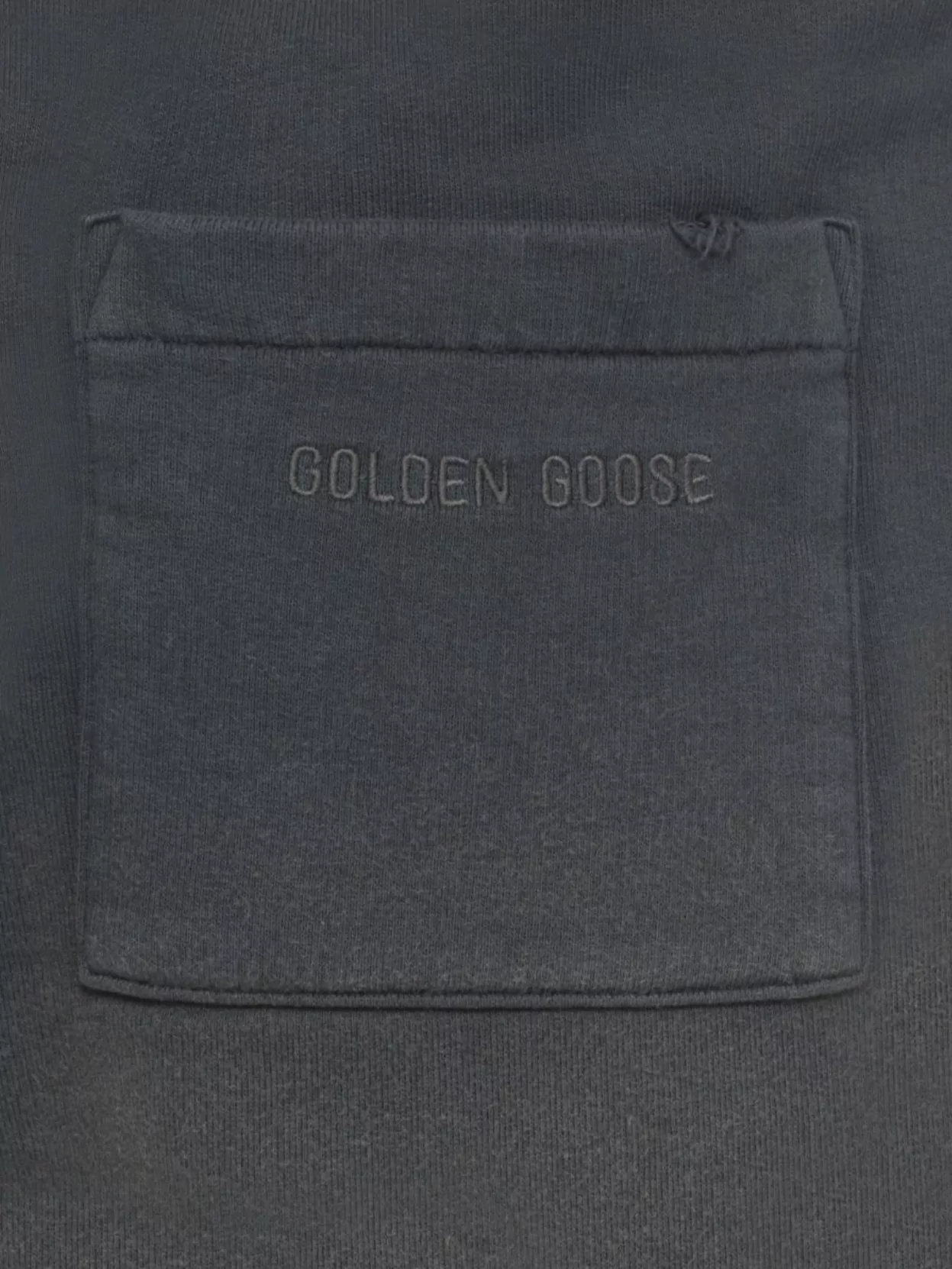 Golden Goose Wide Leg Cotton Trousers Logo