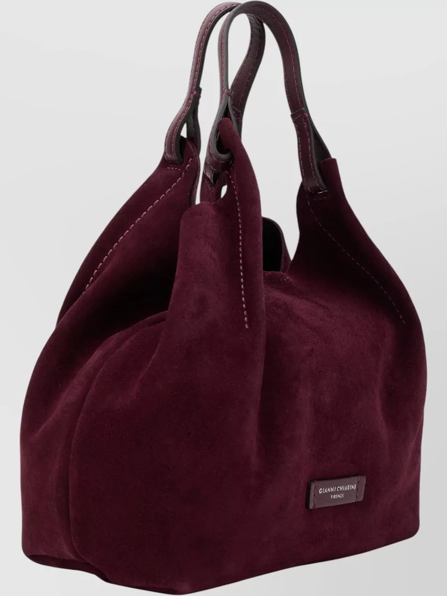 Gianni Chiarini Suede Shoulder Bag