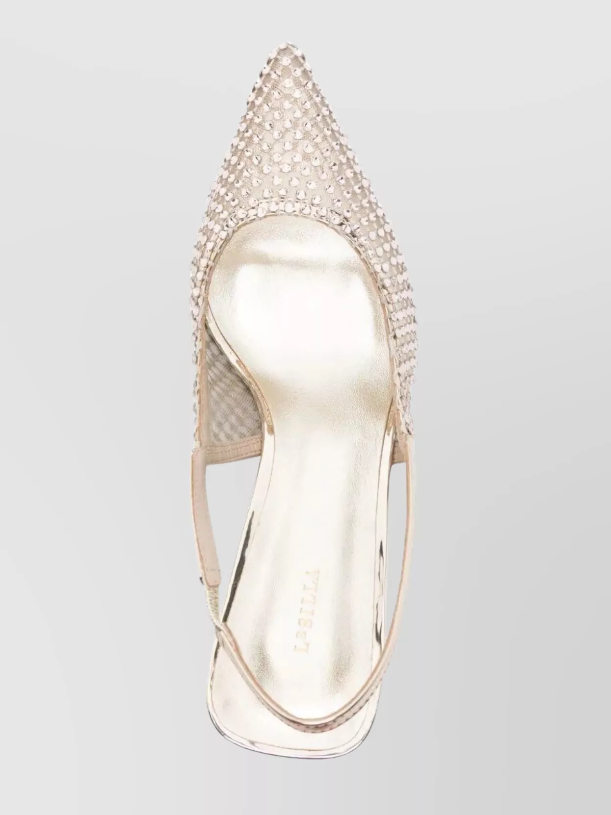 Le Silla Gilda Crystal Mesh Pumps