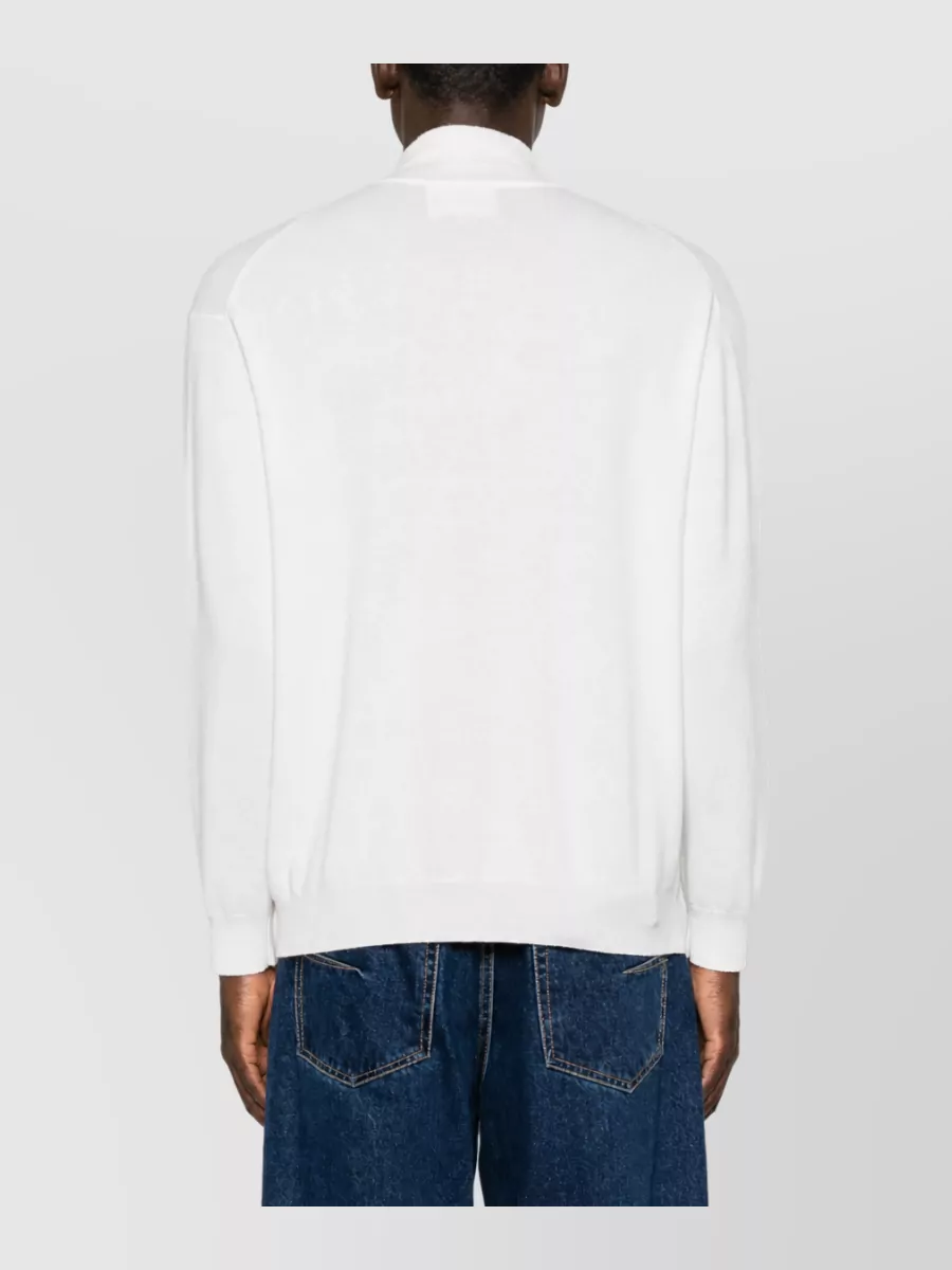 Lisa Yang Cashmere Half-Zip Ribbed Stand-Collar Sweater