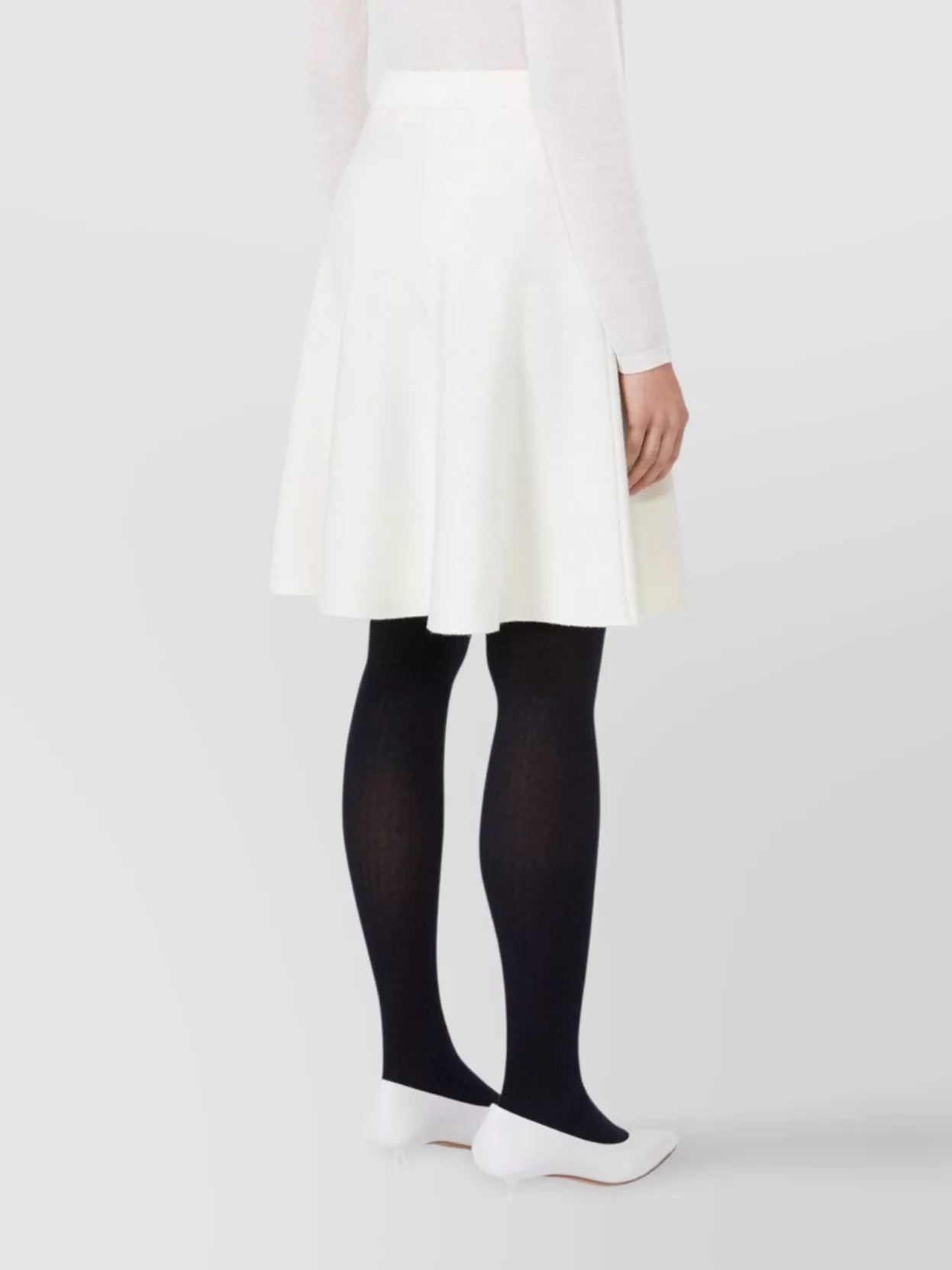 Max Mara A-Line Flared Miniskirt Elastic Waist