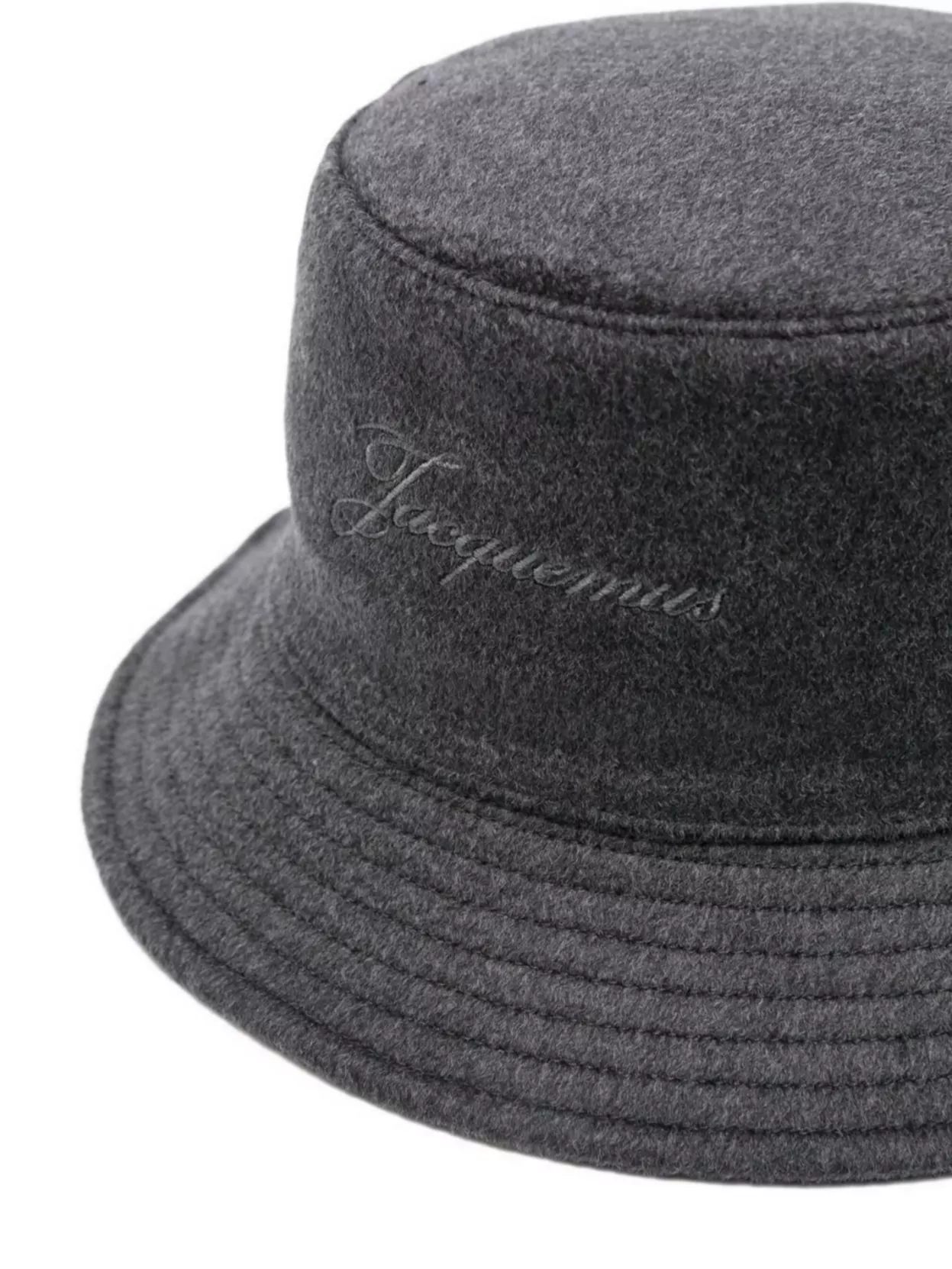 Jacquemus Cashmere Bucket Hat Wide Brim